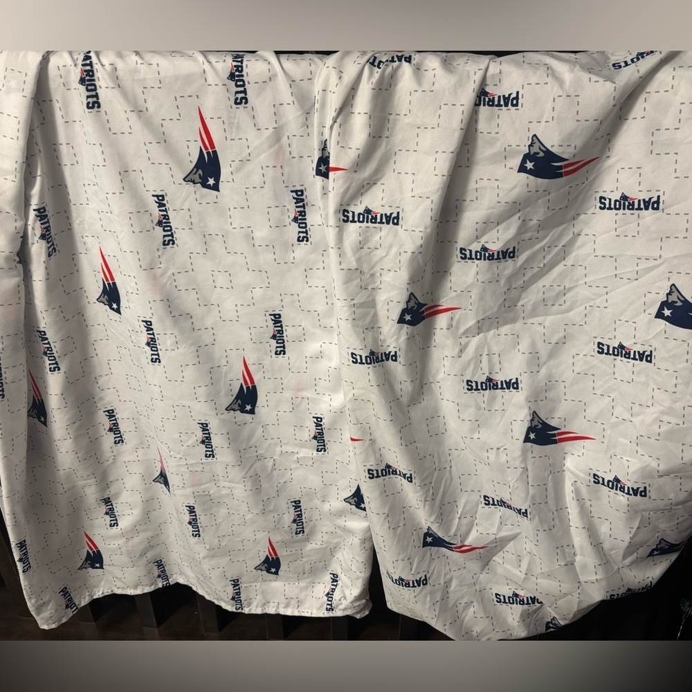New England Patriots Double Sheet Set Cathay Sports GUC flat and fitted sheets